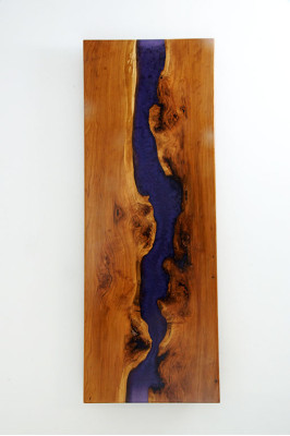 Table Dining table Tables epoxy resin epoxy real Wood solid design Furniture 250x90 new