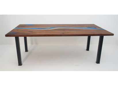 River Tables Dining table Design Table Modern Furniture 220x90 Epoxy Resin Ocean Sea