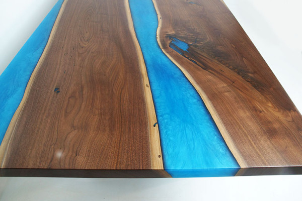Modern Tables Dining table Sea Design Table Resin River Furniture 220x90 Epoxy Ocean