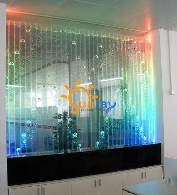 Wall panel with water bubbles LED water wall designer decorative water wall