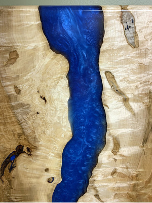 Tables Dining table Design Table Modern Sea Ocean River Furniture 200x90 Epoxy Resin
