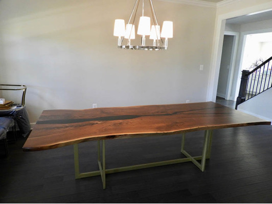 River table Dining table River Table Solid Tables 240x100 Epoxy resin sea