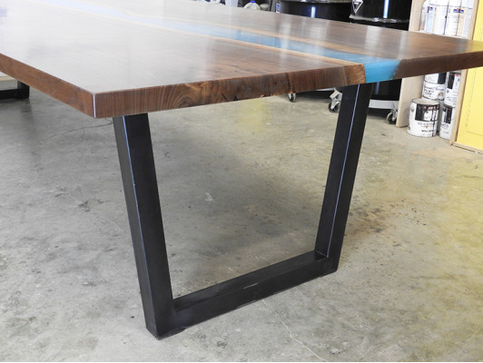 Epoxy resin Dining table River Table Solid 240x100 river table new genuine