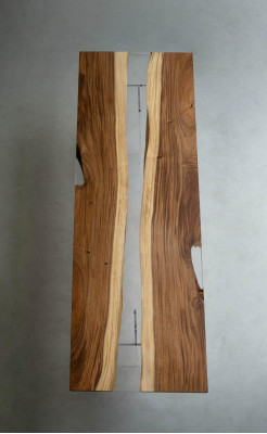 Dining table River Table Real Wood River Table 240x90 Solid Tables