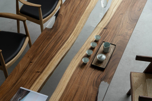 Dining table River Table Real Wood River Table 240x90 Solid Tables
