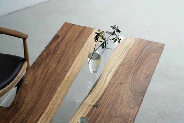 Dining table River Table Real Wood River Table 240x90 Solid Tables