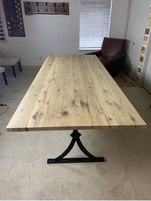 Real Wood Epoxy resin Dining table River Table 260x90 new Tables Solid