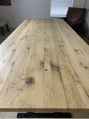 Real Wood Epoxy resin Dining table River Table 260x90 new Tables Solid