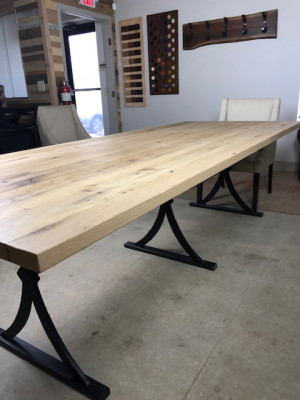Real Wood Epoxy resin Dining table River Table 260x90 new Tables Solid