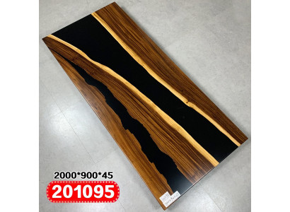 Table Dining table Tables Epoxy Resin Epoxy Real Wood Solid Design