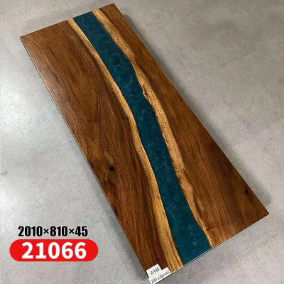 Dining table Table Epoxy resin new Tables 201x81 River table Real Wood