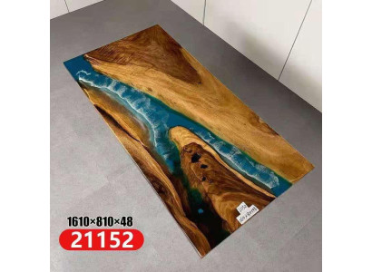 Dining table Sea Water River Real Wood River Table 161x81 Tables