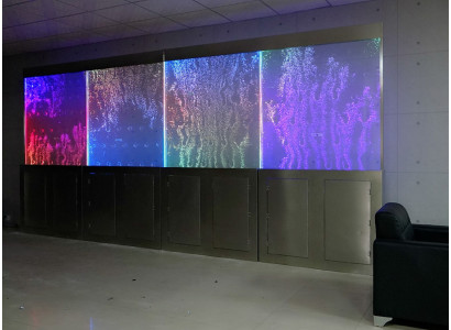 Modern Partition Water Walls LED Water Wall Illuminated Wall