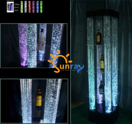 Led Water Wall Bar Shelf Column Water Column Counter Designer