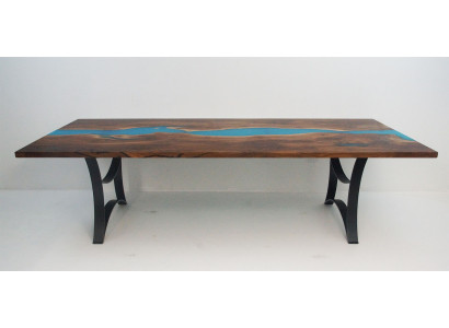 Custom Made Table Epoxy Epoxy resin Resin River Wood Real Price 1sqm Tables