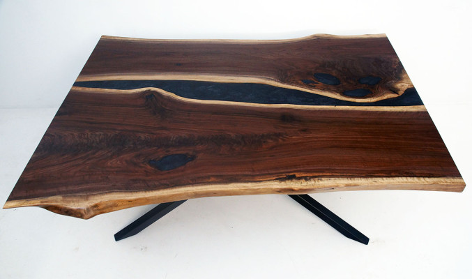 Epoxy resin custom made Table Epoxy Resin River Real Wood Price 1sqm Tables