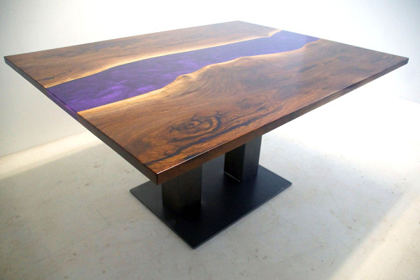 Table Epoxy resin Epoxy Resin River Real Wood Price 1sqm Tables made to measure