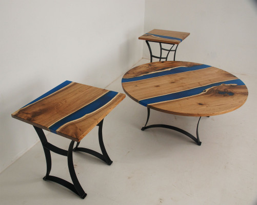 Epoxy River Custom Made Table Epoxy resin Real Wood Price 1sqm Tables Resin