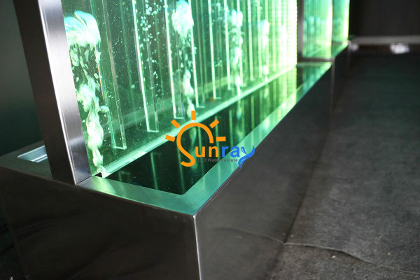 Wall panel with water bubbles LED new water wall designer water wall illuminated