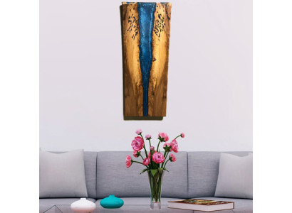 Wall Picture Epoxy Resin Painting Real Picture Handcraft Water Fall Picture