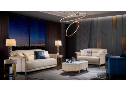 Living room designer sofa sofa set 3+2+1 seater leather sofa modern