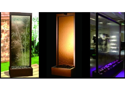 Modern Partition Water Wall Walls Decorative Waterfall Water Wall Led