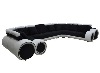 Corner Leather Modern XXL Couch Living landscape Leather Sofa Sofa U-shape A1163 +