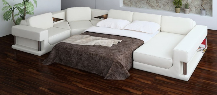 Living landscape design fabric sofas bed function sleep couch corner sofa U-shape sofa