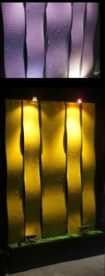 Wall panel led water wall water walls wall water wall 120x200cm