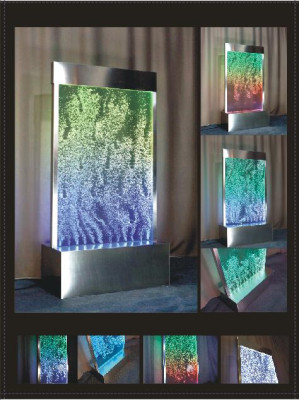 Wall Panel LED Water Wall Water Walls Water Bubbles Decorative Modern Wall
