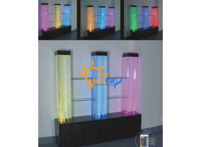LED Shelf Bar Water Wall Column Illuminated Water Walls Bar Counter Shelf Furniture