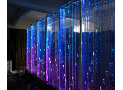 Modern Partition Decorative Water Walls LED Water Wall Illuminated Wall
