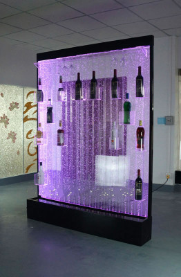 Led Water Wall Bar Shelf Column Water Column Counter Shelves Designer