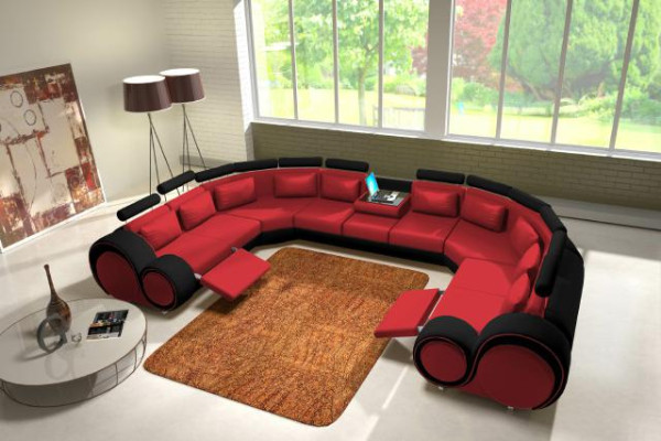 Couch set Modern Sofa Corner Seating Area Leather Couch Living landscape USB Sofa