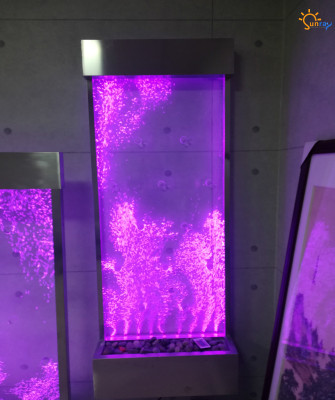 Partition Shelf Wardrobe Water Wall Column Decorative Walls Waterwall LED
