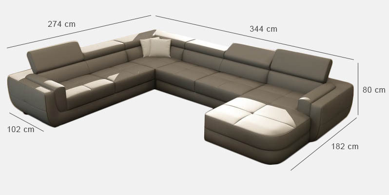 Designer Living landscape Corner sofa +USB Sofa Upholstery Leather Sofa Sofas new Black