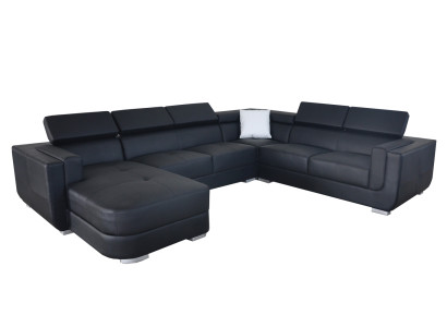 Designer Leather Upholstery Corner Sofa Upholstery Corner Landscape Room Leather Seat Big