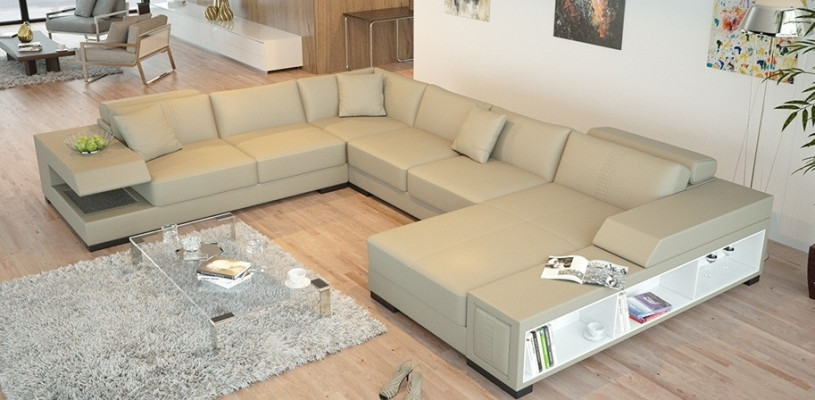 Living room furniture Modern U-shaped corner sofa Stylish design for your home