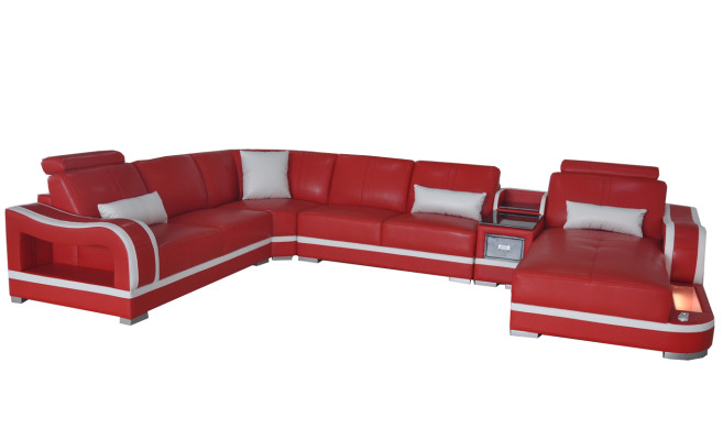 Leather Sofa Couch Living landscape Suite Design Modern Corner Decorative Sofa