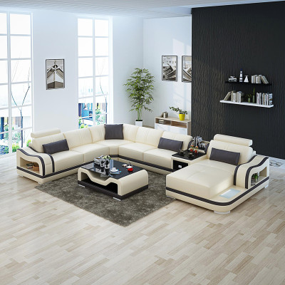 Leather Sofa Couch Living landscape Suite Design Modern Corner Decorative Sofa