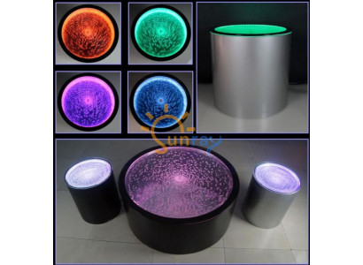 Water Design Table Coffee table Water Columns Sofa Tables LED Illuminated
