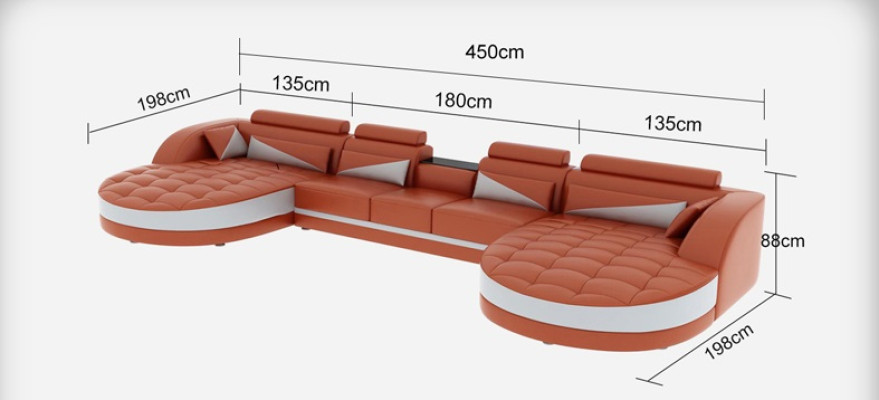 Leather Sofa Modern Couch Upholstery Living landscape + Table Couches Seat Corner Design