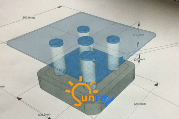 Water Design Table Coffee table Water Columns Column Sofa Tables LED