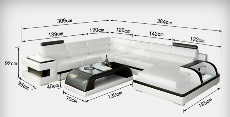 Modern Corner sofa Couch Upholstery Corner suite Living landscape Sofa Corner Suite + USB