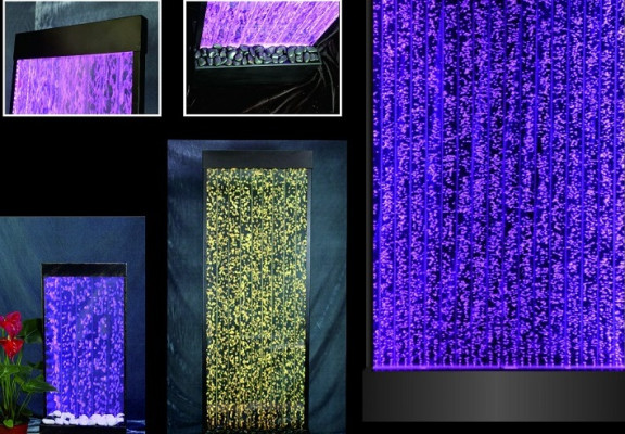 Wall Panel LED Modern Water Wall Water Walls Water Bubbles Decorative Wall