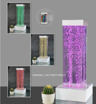 Led Water Columns Columns Water Feature Water Waterwall Club Restaurant Load Immediately