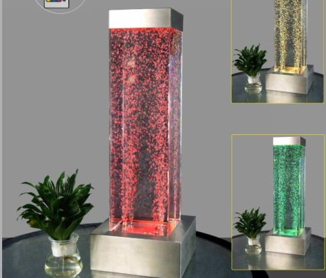 Water column 20x80cm water wall columns wall partition LED