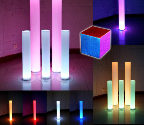 Water column 12x60 water wall columns wall partition LED illuminated