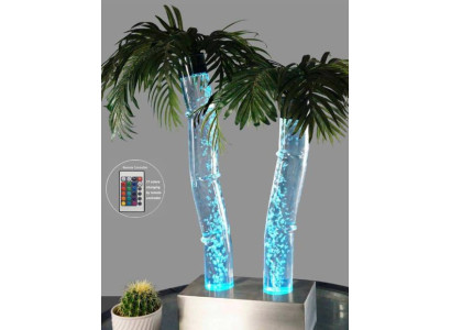 Led water columns palm tree artificial plant plant water columns columns
