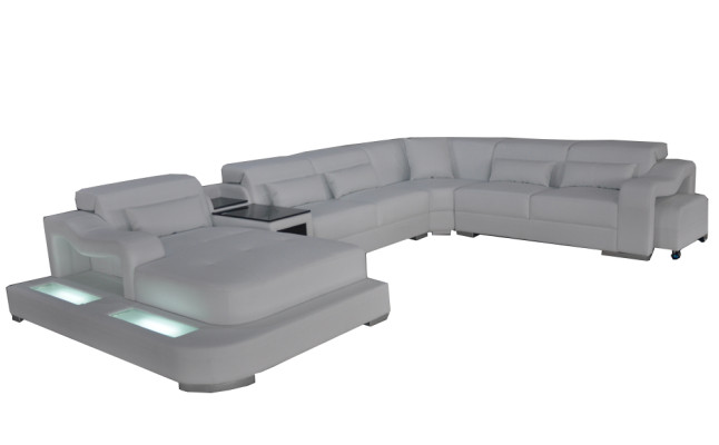 Leather Couch Upholstery Seat Design Modern Corner Suite Sofa Living landscape U-shape